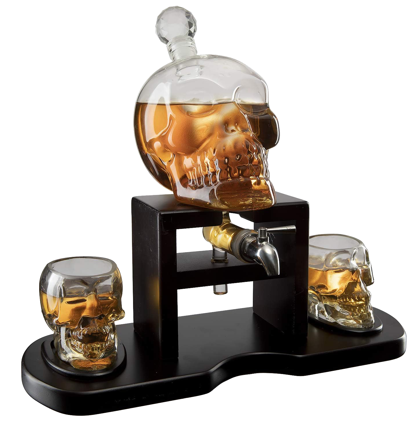 Skull Skeleton Wine & Whiskey Decanter Set 750 mL