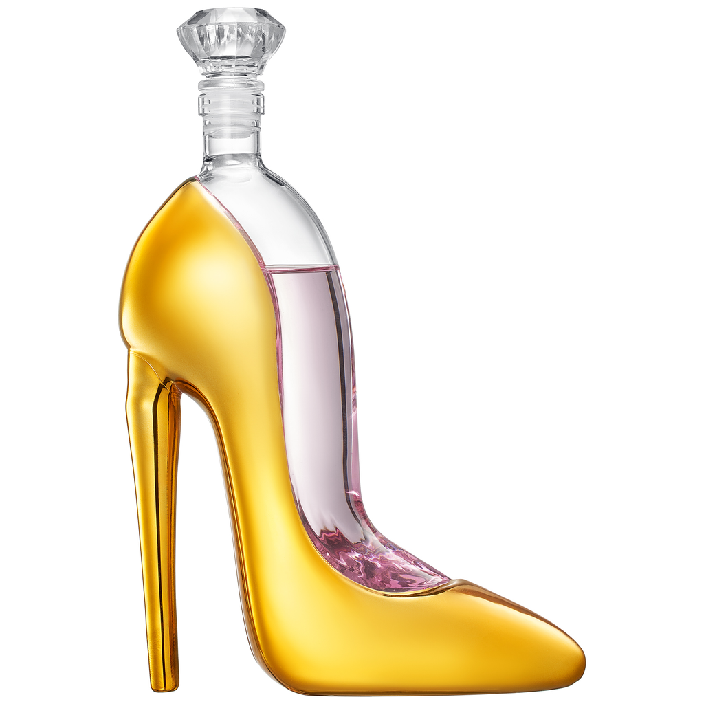 Gold Heel Stiletto Decanter – Whiskey & Wine