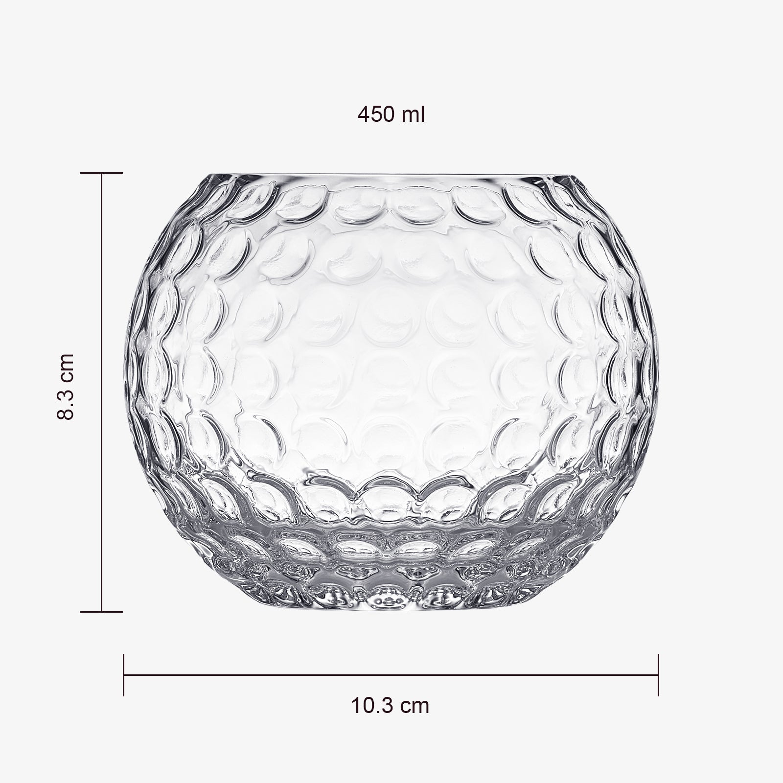 Golf Whiskey Glasses | 15 OZ Golf Ball Shaped
