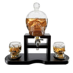 Skull Skeleton Wine & Whiskey Decanter Set 750 mL